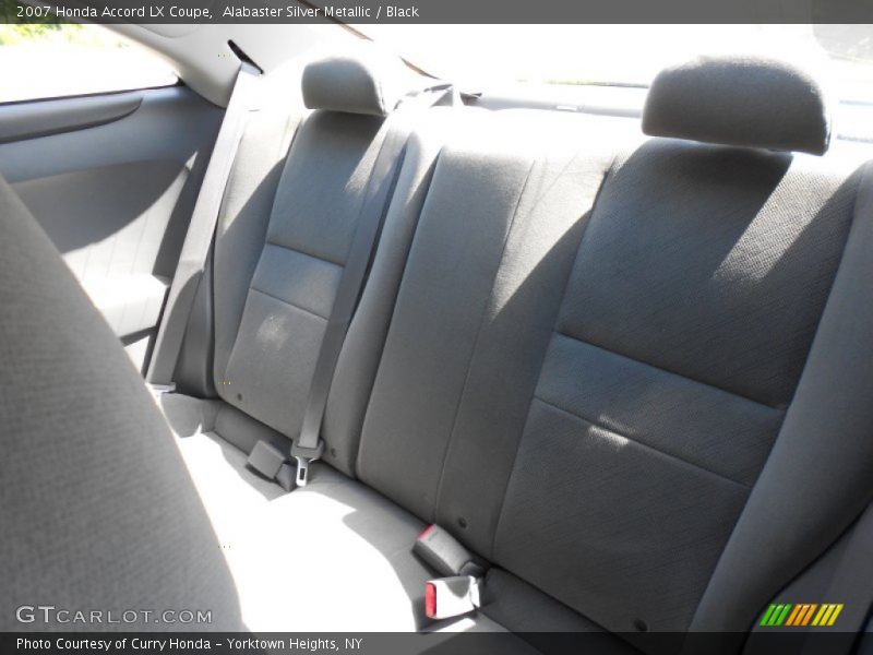 Alabaster Silver Metallic / Black 2007 Honda Accord LX Coupe