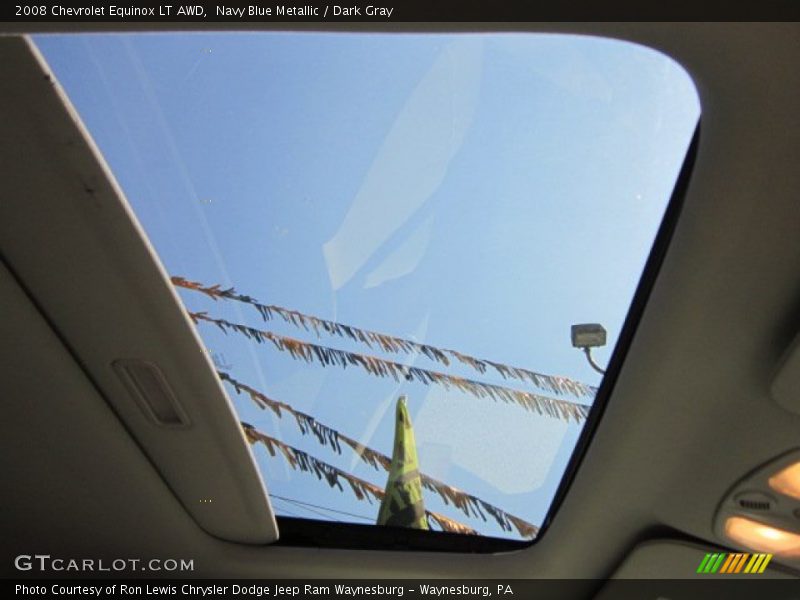 Navy Blue Metallic / Dark Gray 2008 Chevrolet Equinox LT AWD