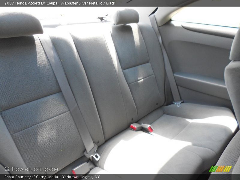 Alabaster Silver Metallic / Black 2007 Honda Accord LX Coupe