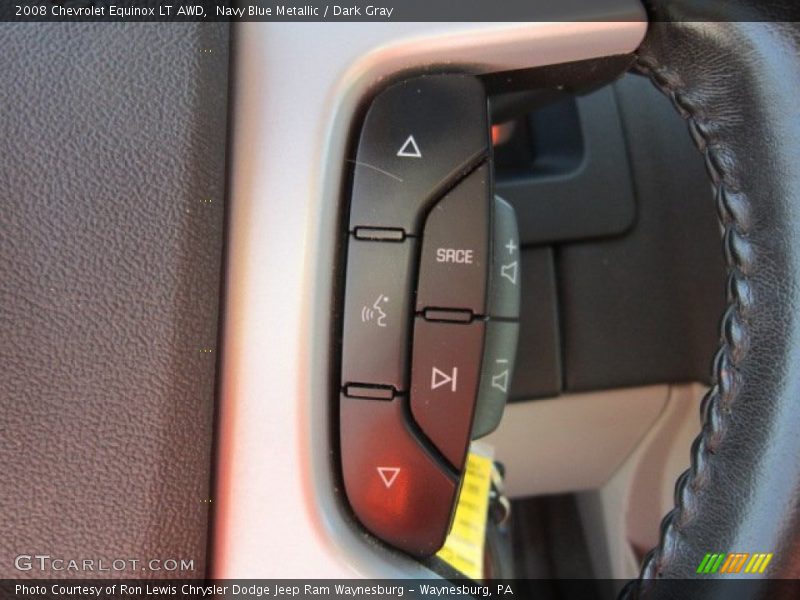 Navy Blue Metallic / Dark Gray 2008 Chevrolet Equinox LT AWD