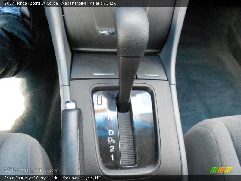 Alabaster Silver Metallic / Black 2007 Honda Accord LX Coupe