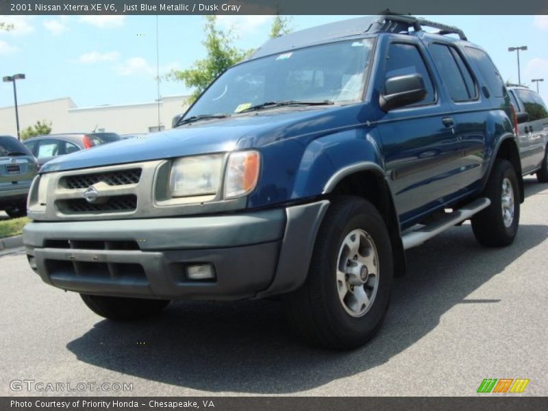 Just Blue Metallic / Dusk Gray 2001 Nissan Xterra XE V6