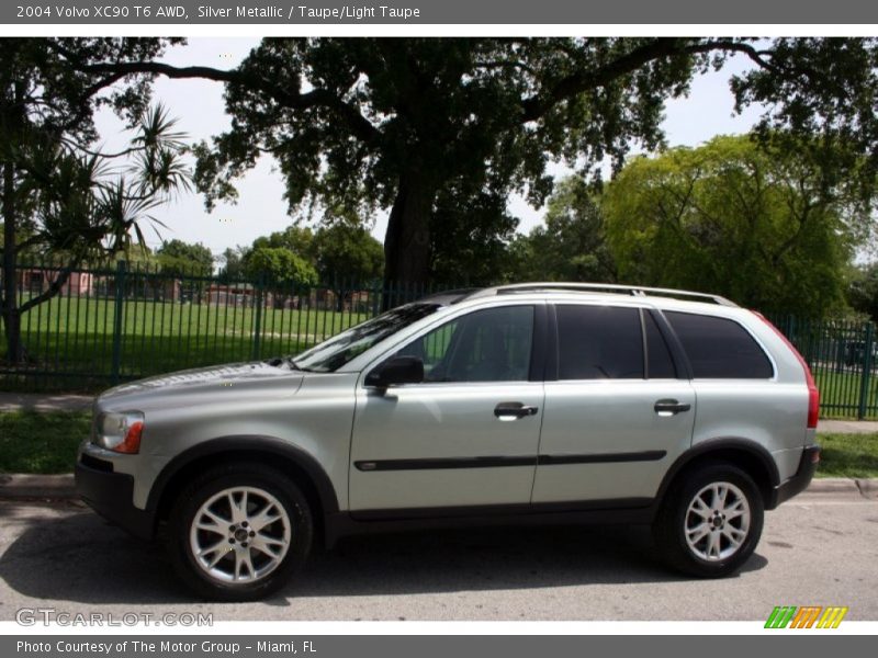 Silver Metallic / Taupe/Light Taupe 2004 Volvo XC90 T6 AWD