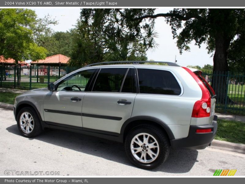 Silver Metallic / Taupe/Light Taupe 2004 Volvo XC90 T6 AWD