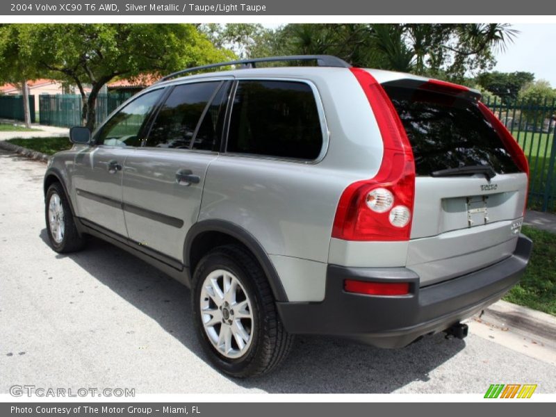 Silver Metallic / Taupe/Light Taupe 2004 Volvo XC90 T6 AWD