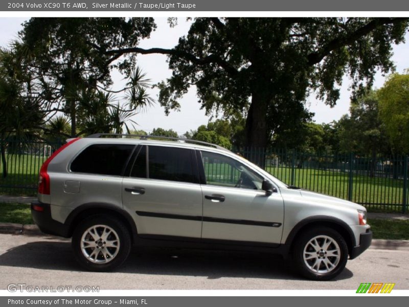 Silver Metallic / Taupe/Light Taupe 2004 Volvo XC90 T6 AWD