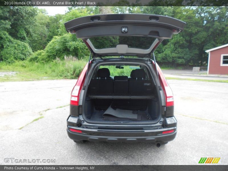 Crystal Black Pearl / Black 2010 Honda CR-V EX AWD