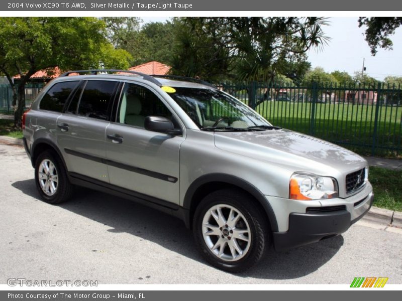 Silver Metallic / Taupe/Light Taupe 2004 Volvo XC90 T6 AWD