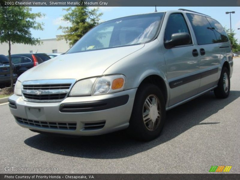 Silvermist Metallic / Medium Gray 2001 Chevrolet Venture