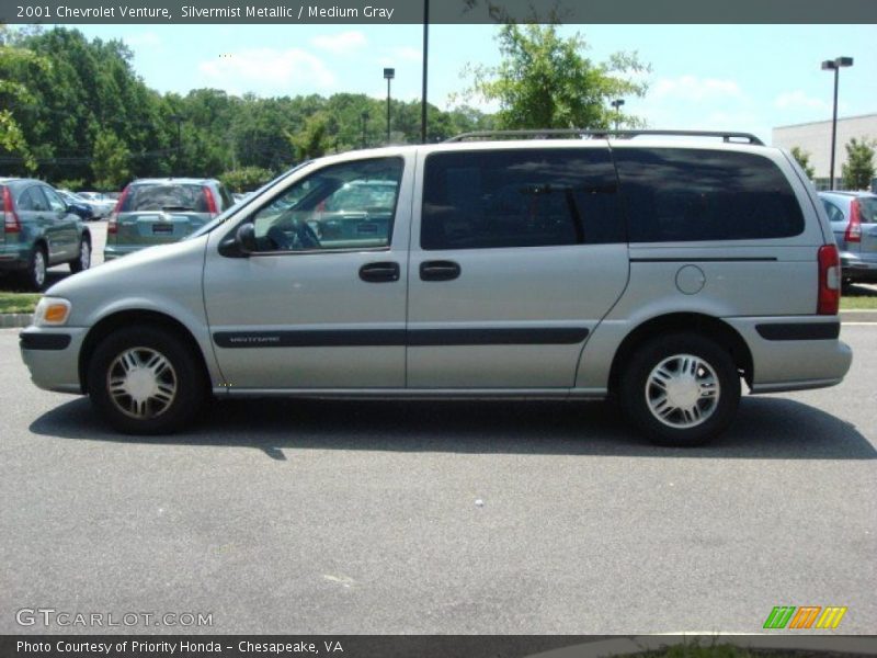 Silvermist Metallic / Medium Gray 2001 Chevrolet Venture