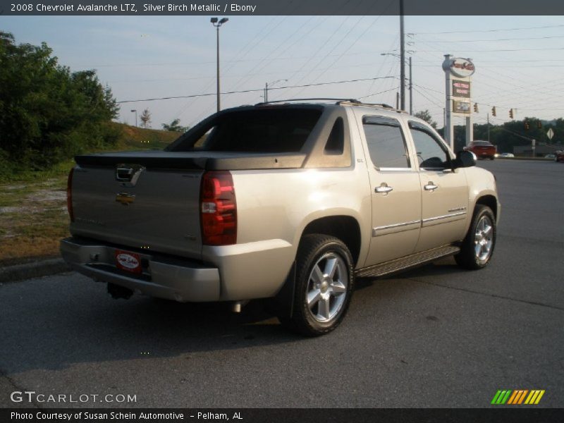 Silver Birch Metallic / Ebony 2008 Chevrolet Avalanche LTZ