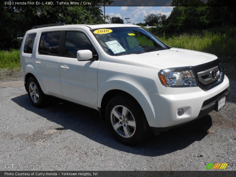 Taffeta White / Gray 2010 Honda Pilot EX-L 4WD