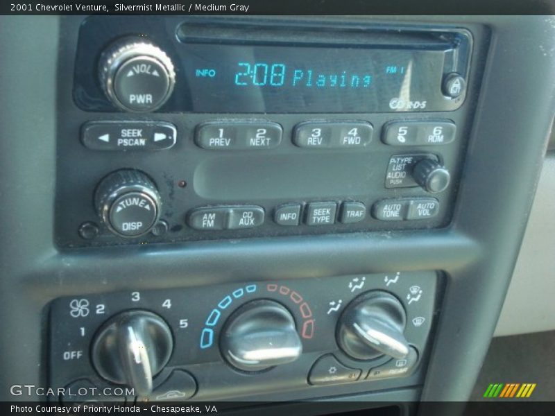 Silvermist Metallic / Medium Gray 2001 Chevrolet Venture