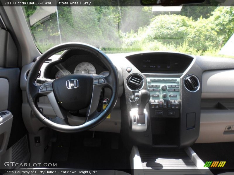 Taffeta White / Gray 2010 Honda Pilot EX-L 4WD