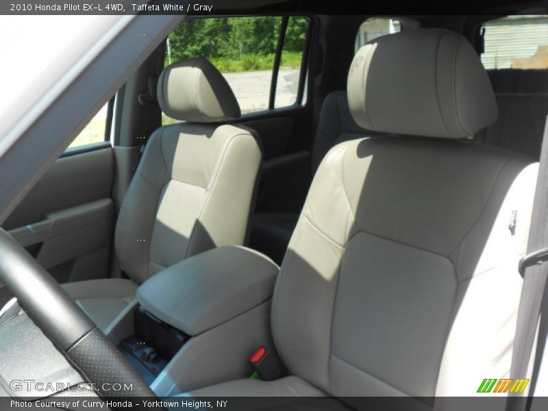 Taffeta White / Gray 2010 Honda Pilot EX-L 4WD