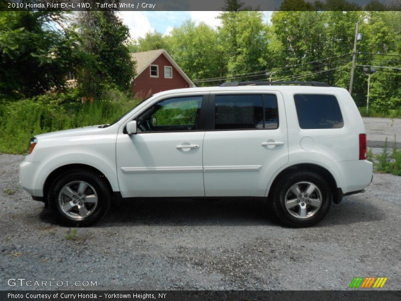 Taffeta White / Gray 2010 Honda Pilot EX-L 4WD