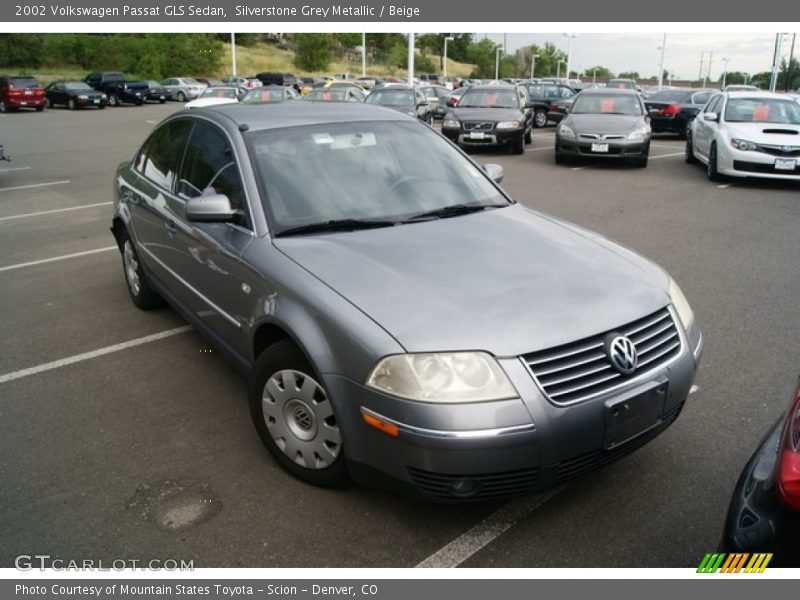 Silverstone Grey Metallic / Beige 2002 Volkswagen Passat GLS Sedan