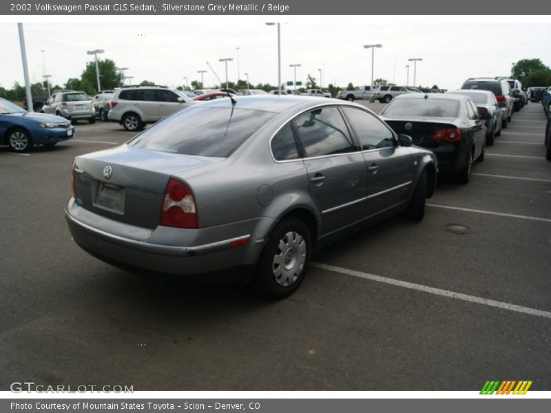 Silverstone Grey Metallic / Beige 2002 Volkswagen Passat GLS Sedan
