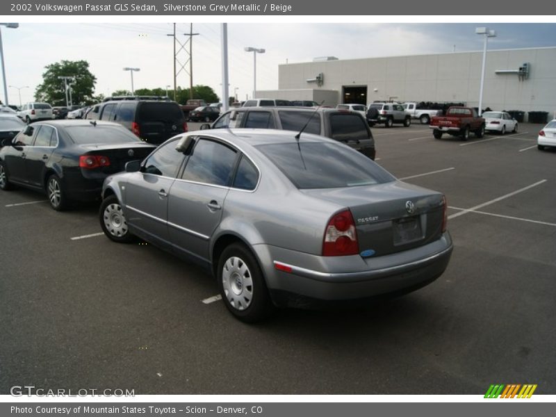 Silverstone Grey Metallic / Beige 2002 Volkswagen Passat GLS Sedan