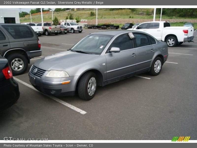 Silverstone Grey Metallic / Beige 2002 Volkswagen Passat GLS Sedan