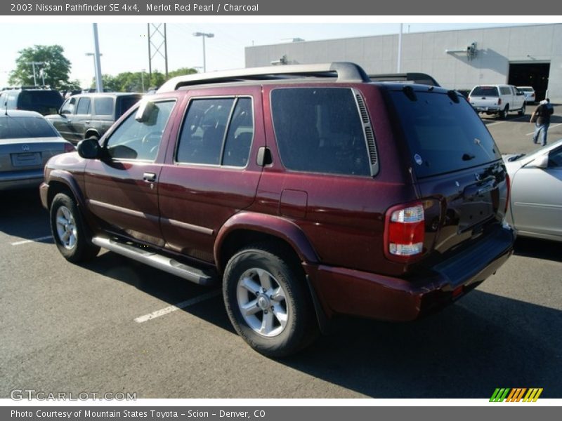 Merlot Red Pearl / Charcoal 2003 Nissan Pathfinder SE 4x4
