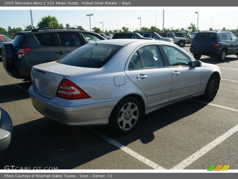 Iridium Silver Metallic / Black 2005 Mercedes-Benz C 320 4Matic Sedan