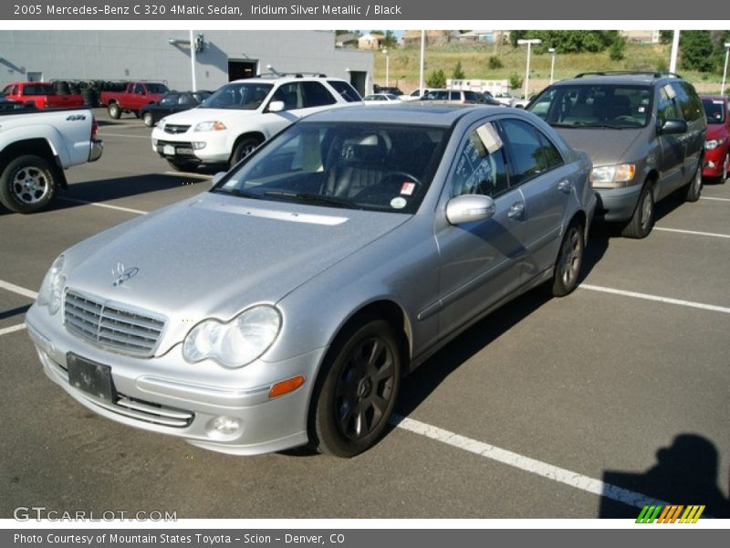 Iridium Silver Metallic / Black 2005 Mercedes-Benz C 320 4Matic Sedan
