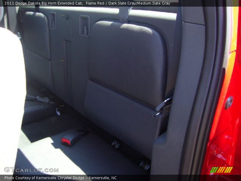 Flame Red / Dark Slate Gray/Medium Slate Gray 2011 Dodge Dakota Big Horn Extended Cab