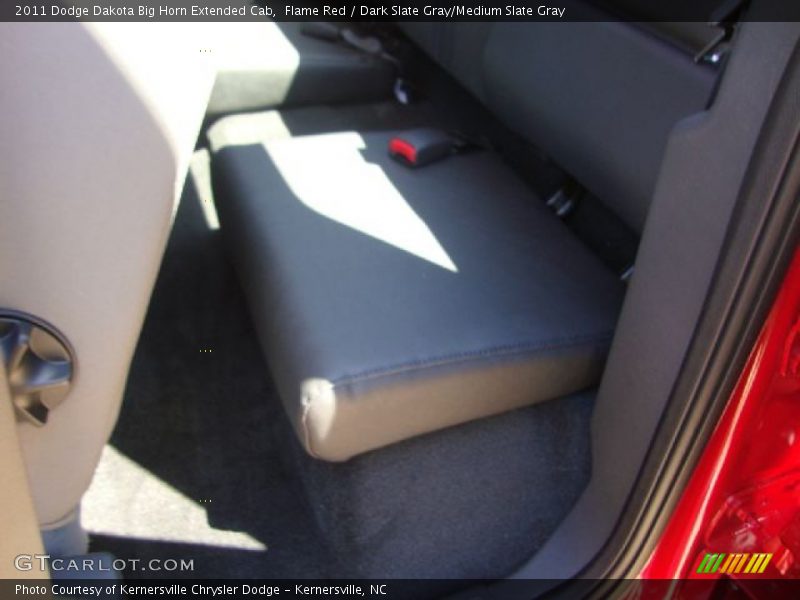 Flame Red / Dark Slate Gray/Medium Slate Gray 2011 Dodge Dakota Big Horn Extended Cab