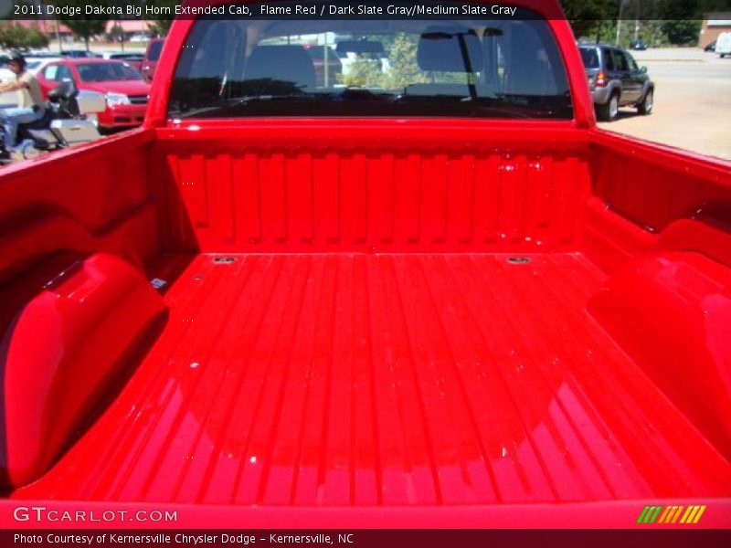 Flame Red / Dark Slate Gray/Medium Slate Gray 2011 Dodge Dakota Big Horn Extended Cab