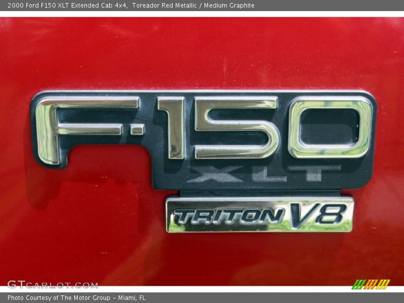 Toreador Red Metallic / Medium Graphite 2000 Ford F150 XLT Extended Cab 4x4