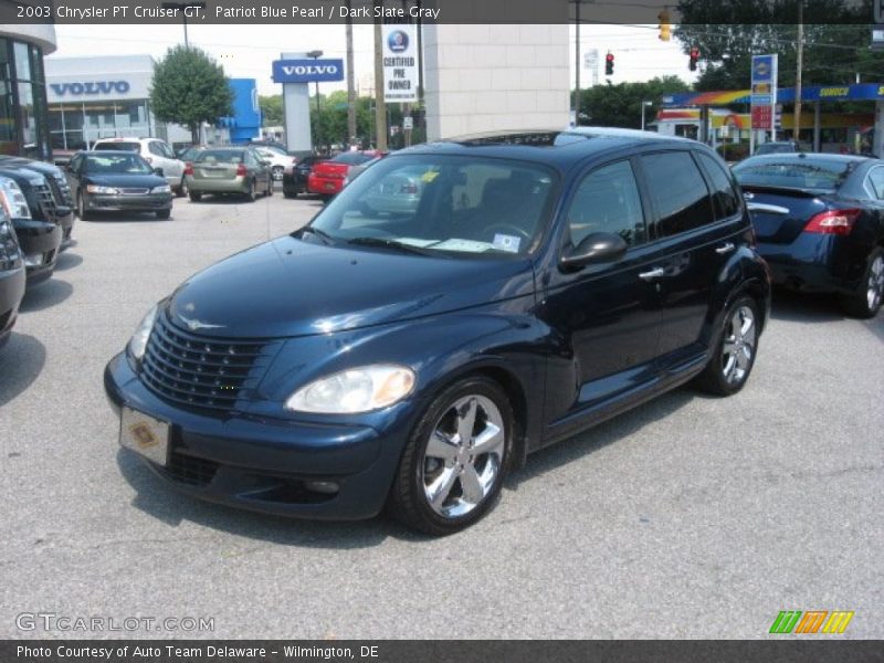 Patriot Blue Pearl / Dark Slate Gray 2003 Chrysler PT Cruiser GT