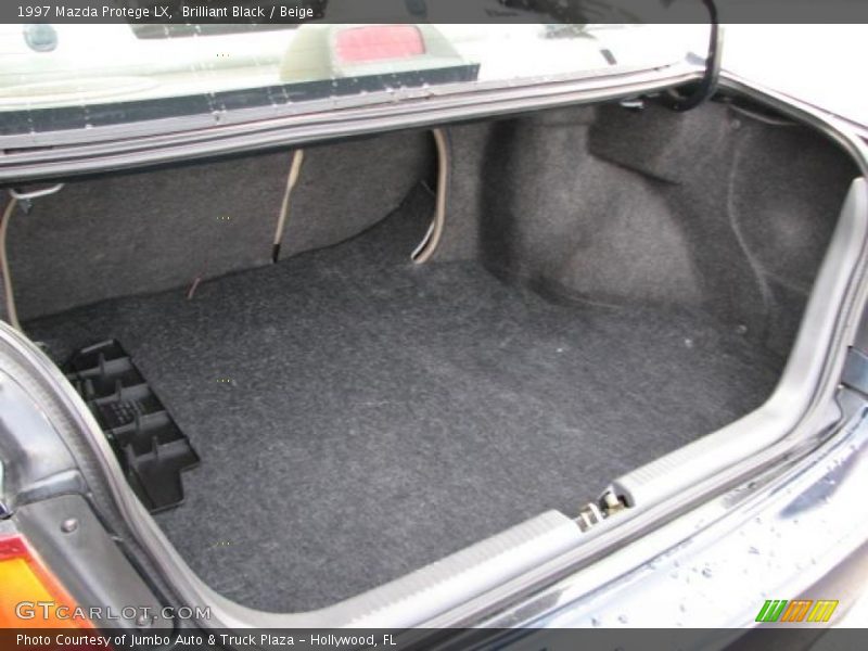 Brilliant Black / Beige 1997 Mazda Protege LX