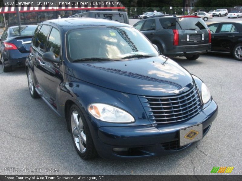 Patriot Blue Pearl / Dark Slate Gray 2003 Chrysler PT Cruiser GT