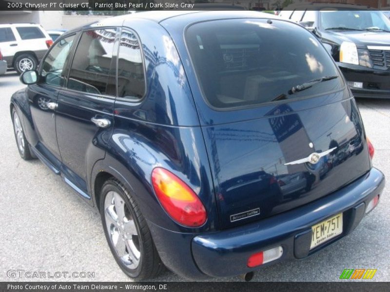 Patriot Blue Pearl / Dark Slate Gray 2003 Chrysler PT Cruiser GT