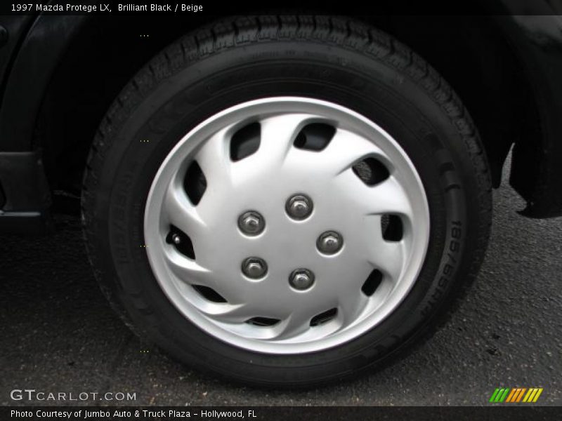 Brilliant Black / Beige 1997 Mazda Protege LX