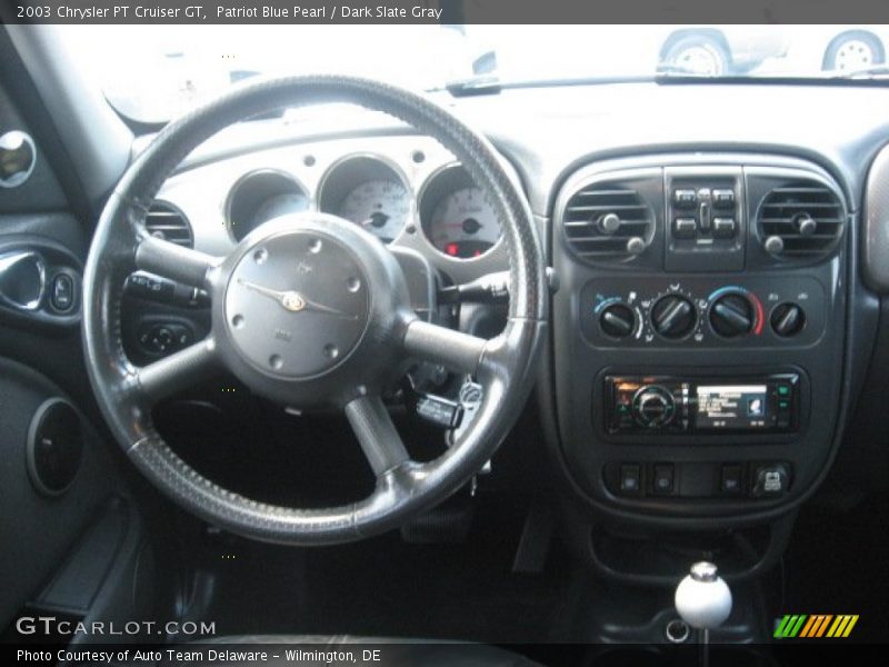 Patriot Blue Pearl / Dark Slate Gray 2003 Chrysler PT Cruiser GT