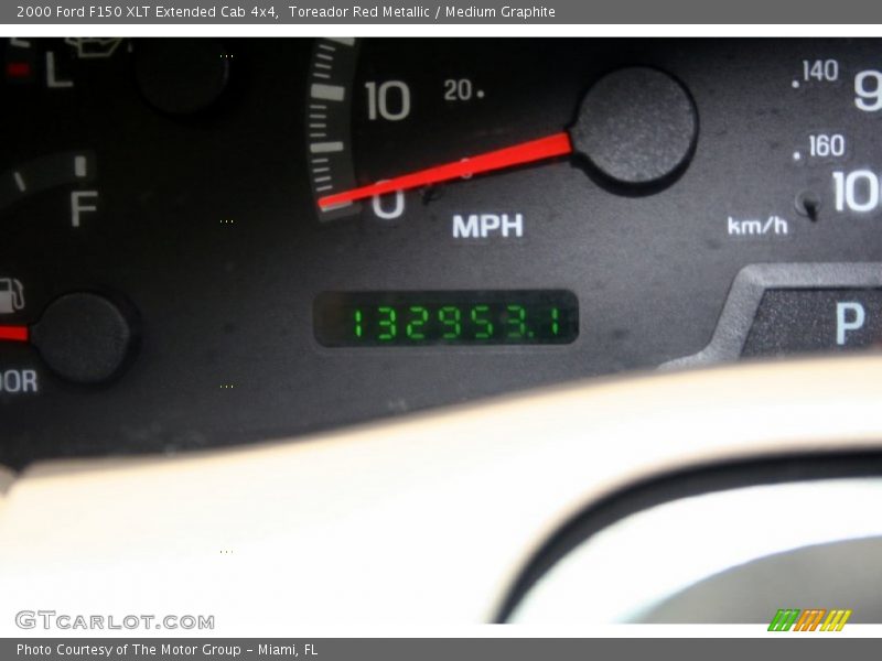 Toreador Red Metallic / Medium Graphite 2000 Ford F150 XLT Extended Cab 4x4