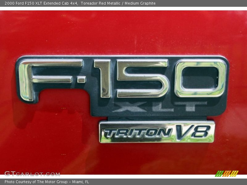Toreador Red Metallic / Medium Graphite 2000 Ford F150 XLT Extended Cab 4x4