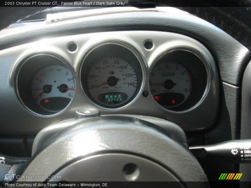 Patriot Blue Pearl / Dark Slate Gray 2003 Chrysler PT Cruiser GT