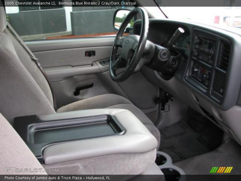 Bermuda Blue Metallic / Gray/Dark Charcoal 2005 Chevrolet Avalanche LS