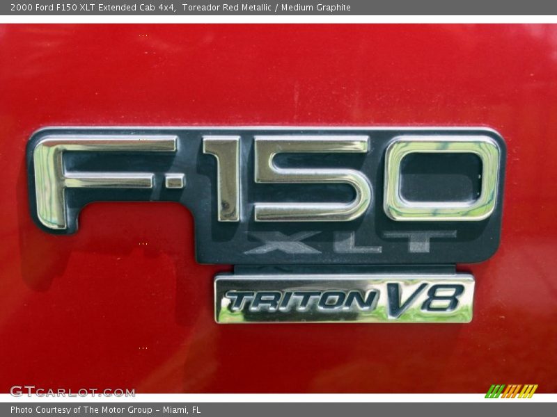 Toreador Red Metallic / Medium Graphite 2000 Ford F150 XLT Extended Cab 4x4