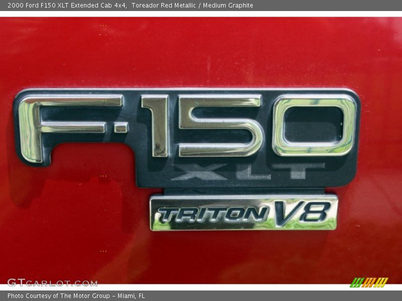 Toreador Red Metallic / Medium Graphite 2000 Ford F150 XLT Extended Cab 4x4
