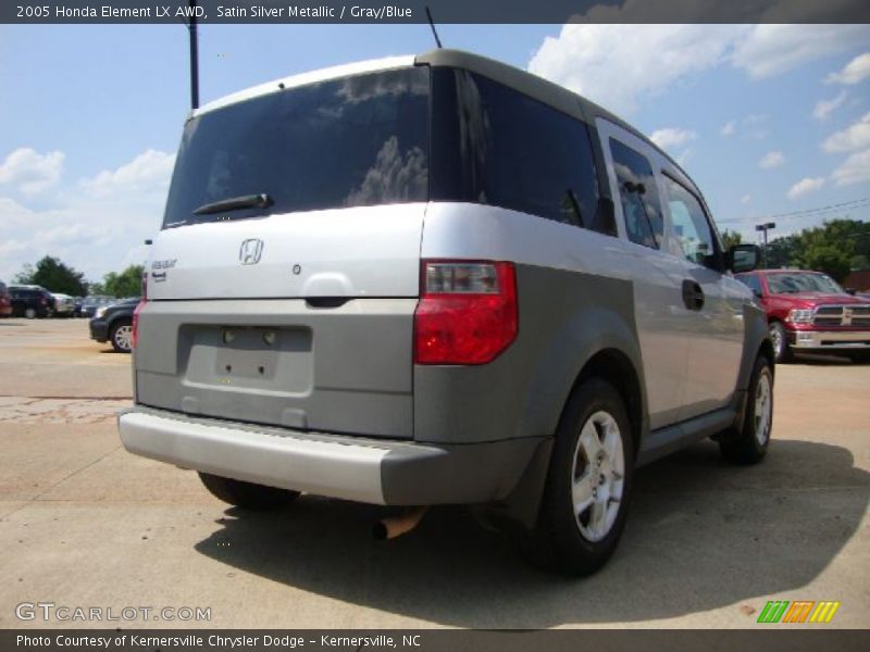 Satin Silver Metallic / Gray/Blue 2005 Honda Element LX AWD