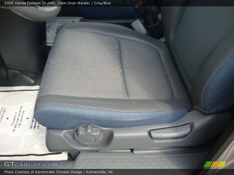Satin Silver Metallic / Gray/Blue 2005 Honda Element LX AWD