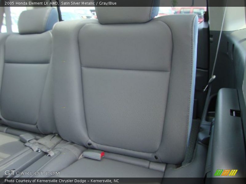 Satin Silver Metallic / Gray/Blue 2005 Honda Element LX AWD