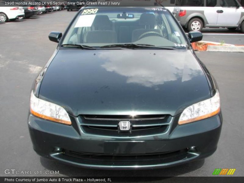 New Dark Green Pearl / Ivory 1998 Honda Accord LX V6 Sedan