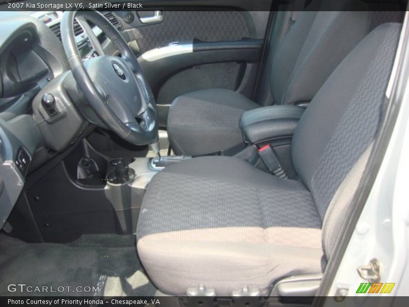  2007 Sportage LX V6 Black Interior