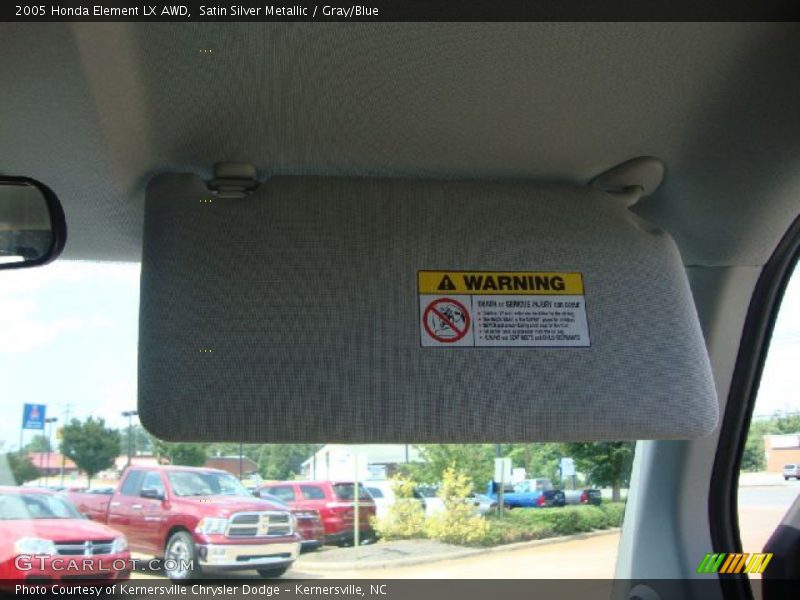 Satin Silver Metallic / Gray/Blue 2005 Honda Element LX AWD