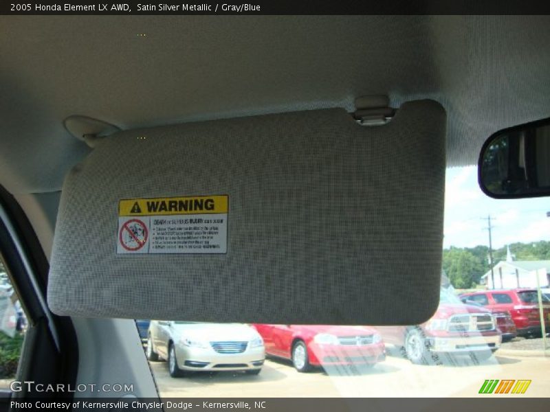 Satin Silver Metallic / Gray/Blue 2005 Honda Element LX AWD